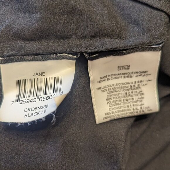 BCBGMaxAzria Gatsby Jane Beaded Silk Sleeveless Chiffon Cocktail Dress 6 - Picture 7 of 7